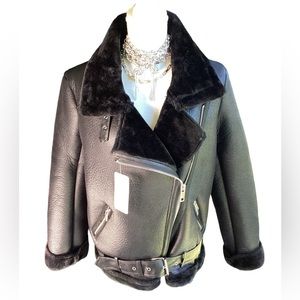 Thick & Warm Long Moto Jacket. H3